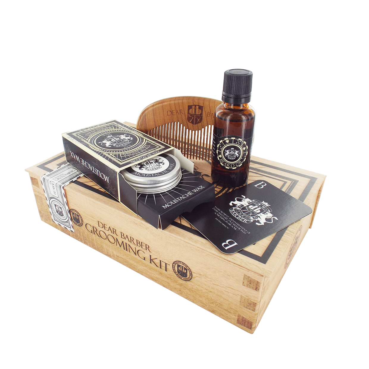 Barber 3. Clubman Grooming Kit. Dear Barber масло для бороды Beard Oil.